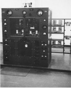 A Marconi-SWB11 Transmitter in Black and White