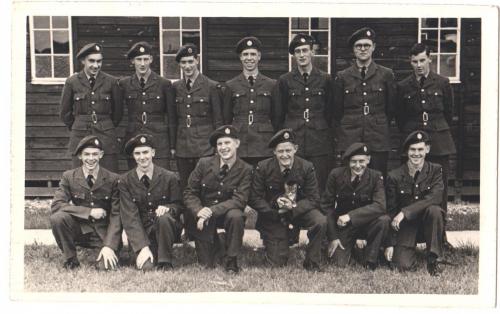 RAF Cardington first Sunday in uniform